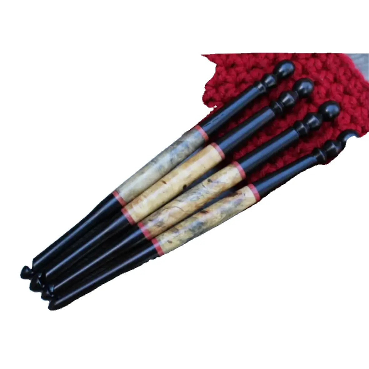 Деревянные вязальные спицы большого размера, Швейные аксессуары для плетения шерстяной ткани, роскошные крючки для вязания крючком, простые палочки из пряжи для матерей