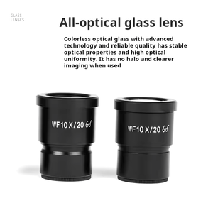 BRTE WF 10X20X立体显微镜10毫米广角目镜大视场20x高眼点1对 - Product Image 5