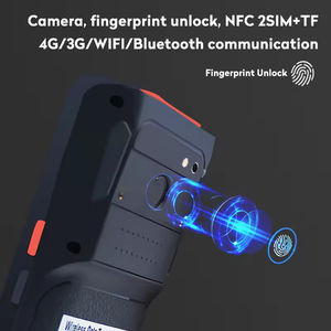 Magazzino/gestione dei dati di raccolta terminale palmare PDAS Android sistema 1D/2D Scanner di codici a barre NFC/lettore di schede RFID - Product Image 4