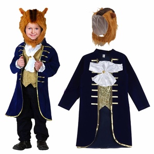 Halloween מסיבה להעמיד פנים המלך תלבושת המלך בנים כחולים הנסיך תחפושת DISP-007