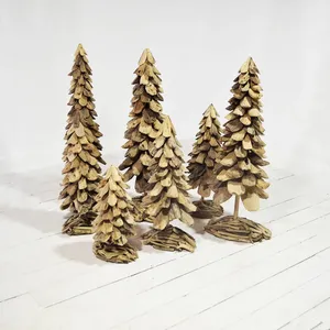 Artisan dekorasyon süsler özel küçük büyük Java rustik tik doğal geri kazanılmış Driftwood noel ağacı endonezya - Product Image 2