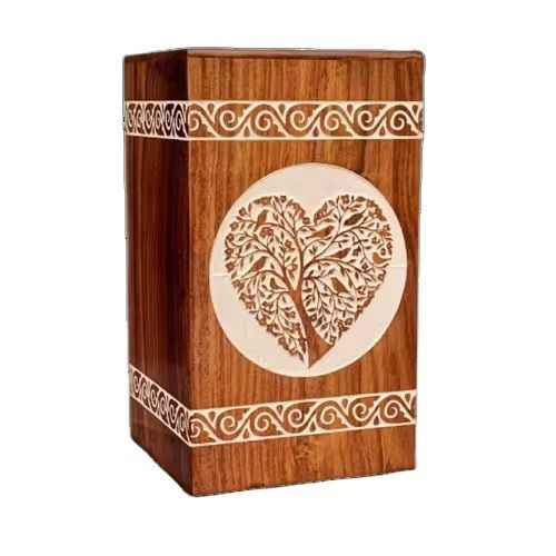 Exquisite Rectangle Premium Rosewood Handcrafted Floral Carved Wooden Keepsake Box Elegant Storage f