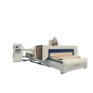 Kunden spezifischer ST-2140 Auto Loading Entladen ATC Cnc Router mit Laber Linear Tool Changer Nesting CNC Router Line - Product Image 1