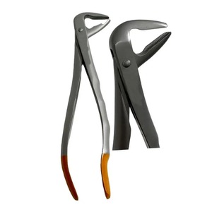 מקצועי גרמנית נירוסטה סט של <span class=keywords><strong>4</strong></span> שורש טיפ חילוץ מלקחיים שיניים מכשירים מלקחיים סט