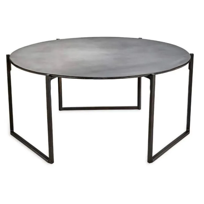 Batang Round Iron Coffee Side Table Modern Metal Stool High Quality Commercial Buyers Hot Selling Best 2022 Moradabad Export