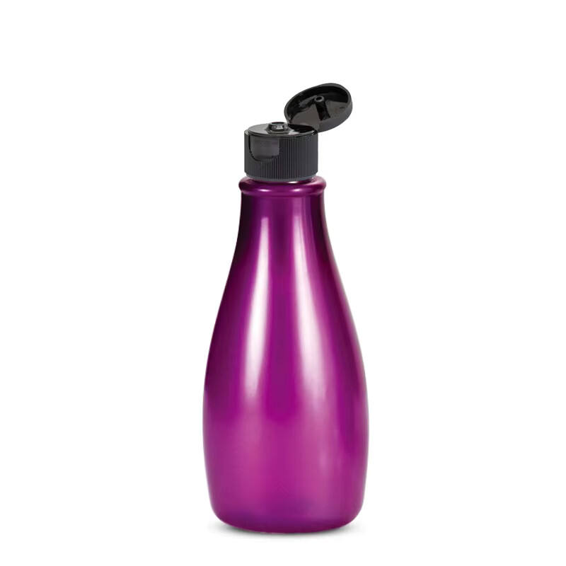 bottle with flip top cap