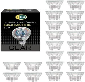 Clar-gu5.3 bóng đèn halogen 12V 20W 35W 50W, độ sáng cao dichroic Spotlight cho chiếu sáng trong nhà và chuyên nghiệp - Product Image 1
