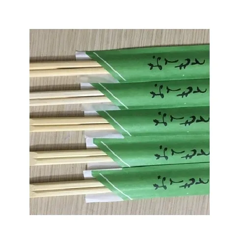 High quality Disposable chopsticks wooden half paper bag packing design japanese chopsticks - ready to export from Vietnam