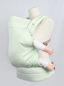 ผ้าคอตตอนนุ่มพับได้สำหรับอุ้มเด็กทารกสายรัดที่สามารถปรับได้สีเขียวอ่อนสุดหรู - Product Image 6