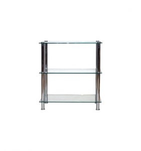 Kệ Kính Trưng Bày Trưng Bày Trưng Bày Kệ Kính Trưng Bày Với Chân Chrome Kệ Kính Chân Thủy Tinh Vitrine Chrome - Product Image 5