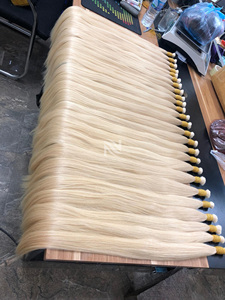 <strong>Best</strong> <strong>Price</strong> <strong>on</strong> Virgin Remy Bulk Extensions Double Drawn Vietnamese Human Hair Raw Material Wave Style 8 Inches Stretched Length - Product Image 4