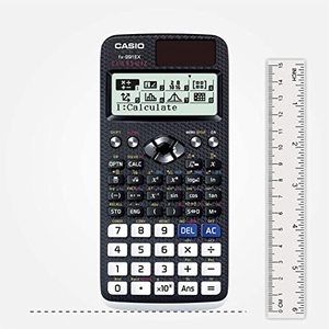 Casi o科学计算器与552功能在黑色和白色的学生太阳能和电池粉末 - Product Image 6