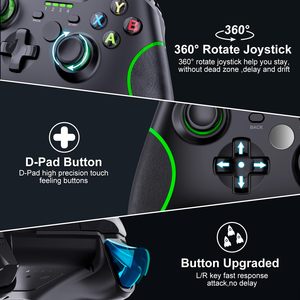 Xbox OneワイヤレスXboxコントローラーに適した2.4GHzワイヤレスアダプターワイヤレスコントローラーを備えたXboxOneコントローラー