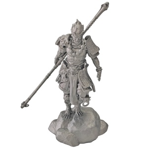 Oem & ODM 3D in ấn nhà sản xuất tùy chỉnh SLM 3D in thép không gỉ Anime con số hành động figurine kim loại thủ công mỹ nghệ - Product Image 1