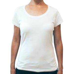 Kadın toptan kadınlar için beyaz T Shirt beyaz pamuklu t-shirt - Product Image 2
