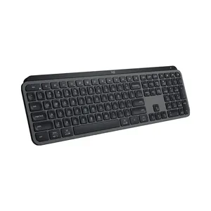 100% Logitech MX Keys S Беспроводная клавиатура со светодиод подсветкой USB-C перезаряжаемые тихие точные программируемые клавиши для Windows PC