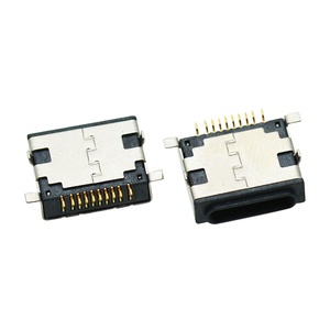 SMT + DIP USB 2.0 App-Le ตัวเชื่อมต่อ1W รอบการผสมพันธุ์10ขาปลั๊ก USB ชุบทองรองรับ5A กระแสสูง - Product Image 1