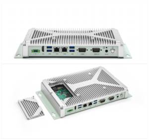 J6412 Processor <strong>Compact</strong> Ultra-thin Industrial <strong>Computer</strong> Fully Enclosed Fanless Mini <strong>Computer</strong> - Product Image 1