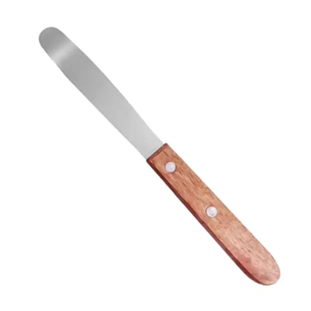 치과 실험실 멸균 인상 도구 재사용 가능한 주걱 나무 손잡이 왁스 혼합 석고 혼합 칼