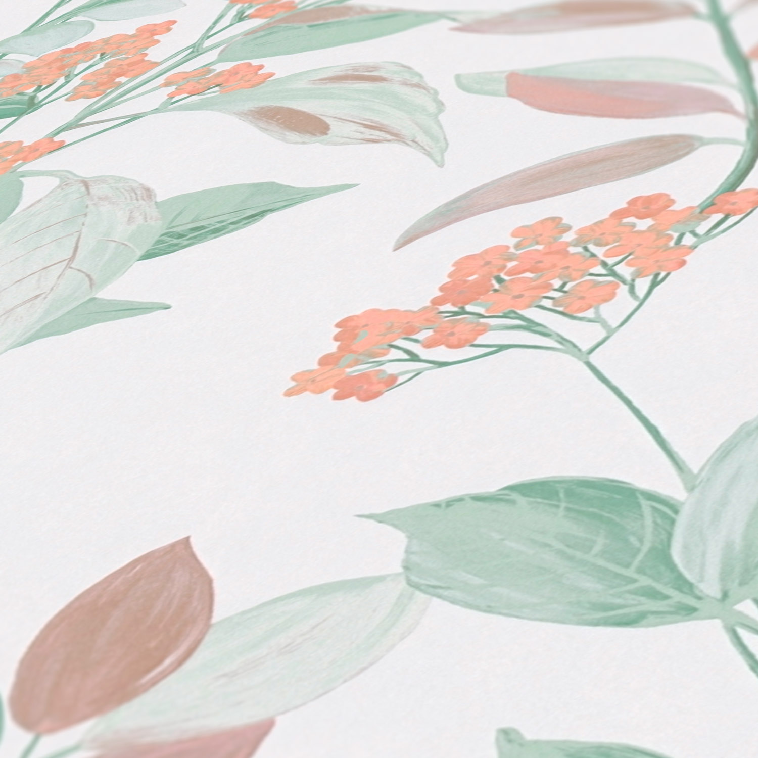 colourful green white orange