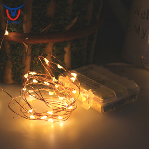 Mini luce Led a batteria con Timer 6 ore acceso/18 ore per decorazioni di illuminazione per feste nuziali, 50 Led 18 piedi - Product Image 2