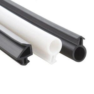 Yüksek hassasiyetli silikon kauçuk conta şerit esnek şekil sions yonlar OEM kauçuk ekstrüde profilleri çin fabrika <span class=keywords><strong>EPDM</strong></span>/PVC sızdırmazlık - Product Image 3