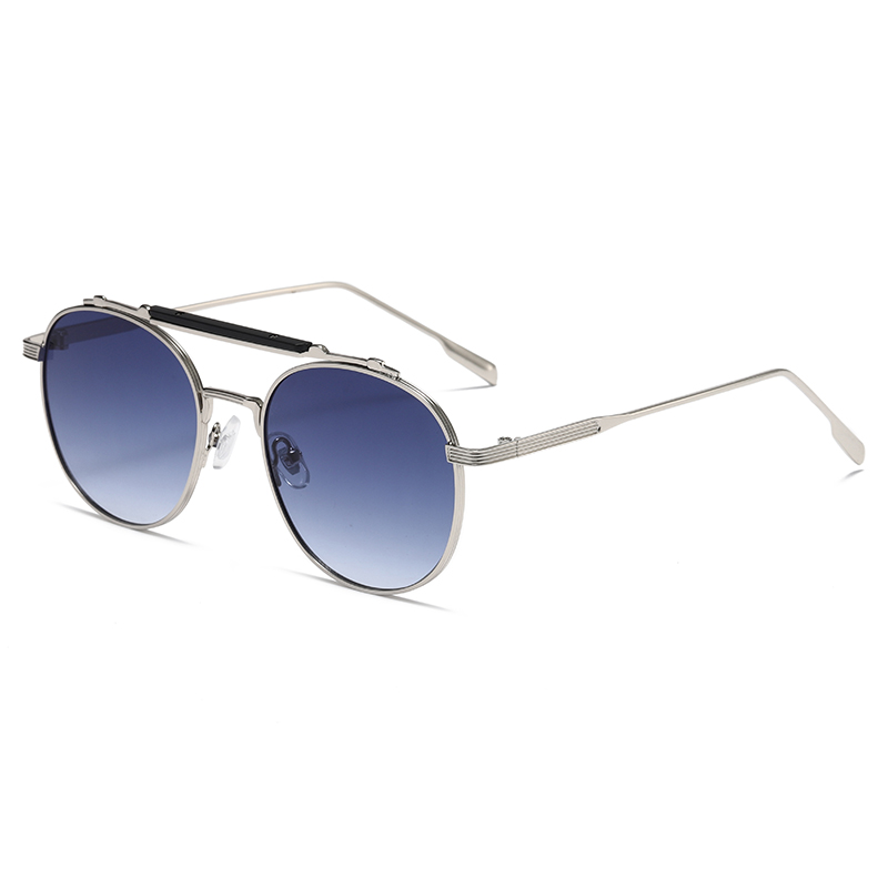 C7 : Argent/Dégradé Bleu