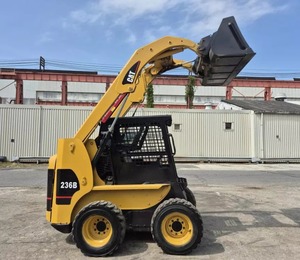 中古Cat 236Bスキッドステアローダーオリジナル猫モデルフロントローダー機能とエッセンシャルエンジンコアコンポーネント - Product Image 1