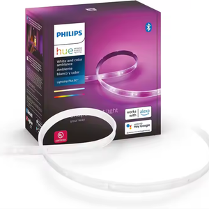 Philips Indoor 6-Foot Smart <strong>LED</strong> Light Strip Plus Base <strong>Kit</strong> Single Color Color-Changing Effect Works Alexa Google Assistant - Product Image 5