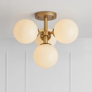 Zarif Bright çok işık gömme montaj parlak aydınlatma için birden fazla ampul ile tavan armatürü Modern şık tasarım - Product Image 1