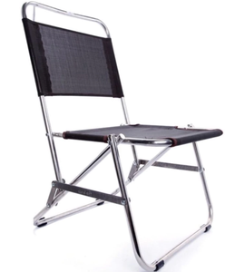 Tuval kumaş ile OEM/ODM yüksek kaliteli paslanmaz çelik katlanır masa ve sandalye seti - Product Image 2