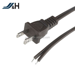 2 pin fiş abd uzatma ac güç kablosu/NISPT-2 güç kablosu - Product Image 2