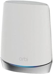 NETGEAR Orbi RBK753ทั้งบ้าน Tri-band Mesh WiFi 6ระบบ300Mbps โมเด็ม2ตัวขยายสัญญาณดาวเทียม WEP การเข้ารหัสสำหรับ4G - Product Image 3