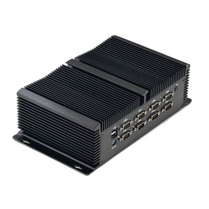 産業用PC FanlessインテルI7 1255U & I5 1235U 3 LANギガビット8 RS232 RS485ミニWindows/Linux/UbuntuコンピュータAU/USプラグ - Product Image 2
