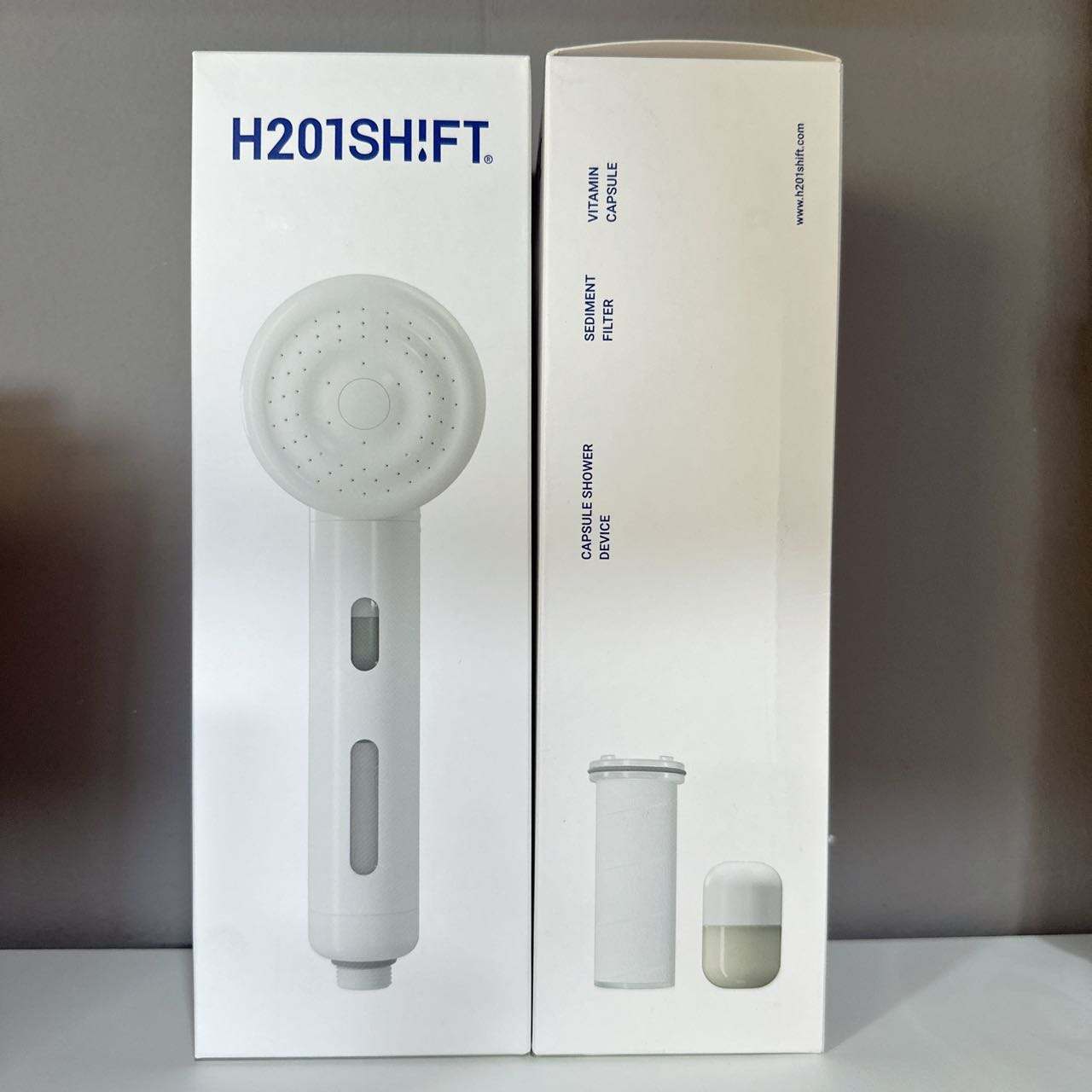 หัวฝักบัวแบบมือถือพร้อมตัวกรองและแคปซูลในตัว