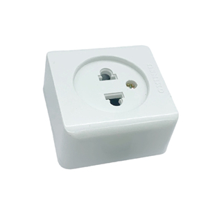 ซ็อกเก็ตติดผนัง K3 ominsu 1ซ็อกเก็ตสองขาฐานทนความร้อนคุณภาพสูง - Product Image 4