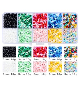Toptan özel renk cam tohum boncuk toplu kristal dağınık boncuklar takı yapımı ve nakış için - Product Image 4