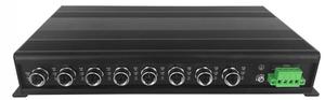 8 PoEポートM12マネージドインダストリアルネットワークスイッチ2.5G 8X100/1000/2500Mbpsイーサネット通信SNMP QoS機能1年 - Product Image 3
