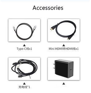 High Light 13.3 Inch 2.5k LED 100% SRGB Portable Foldable <strong>Monitor</strong> IPS 400cd/m2 <strong>Built</strong>-<strong>in</strong> Speakers for PC <strong>Computer</strong> - Product Image 5