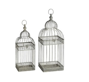 Artisan yapımı kırmızı Metal kuş aviary küçük kuşlar tuzak kafesi kalpler dekorasyon Hutch ile ev şeklinde imzalanmış ve kutu içinde paketlenmiş