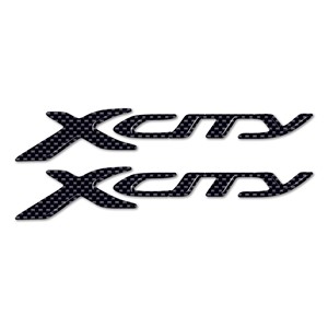 2 cái 3D Carbon cái nhìn adesivi/dán với 'xcity' kịch bản cho Yamaha X-CITY 250 phụ kiện xe tay ga - Product Image 1