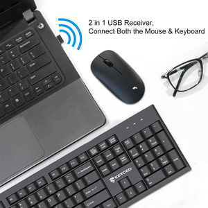 <strong>Keyboard</strong> and <strong>Mouse</strong> <strong>2</strong>.4G Wireless Combo Office 10 Meter Transmission Range for <strong>Keyboard</strong> and <strong>Mouse</strong> Ergonomic OEM - Product Image 4