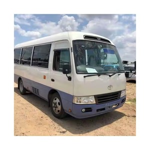 Japon 2013 beyaz Coaster şehir otobüsü 17 deri koltuklar Cruise Control FWD Drive from -Used for Sale