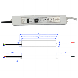 IP67 Led Driver 12V 30W y 36W Entrada de potencia de salida 240V Certificación UK y EU para iluminación - Product Image 1