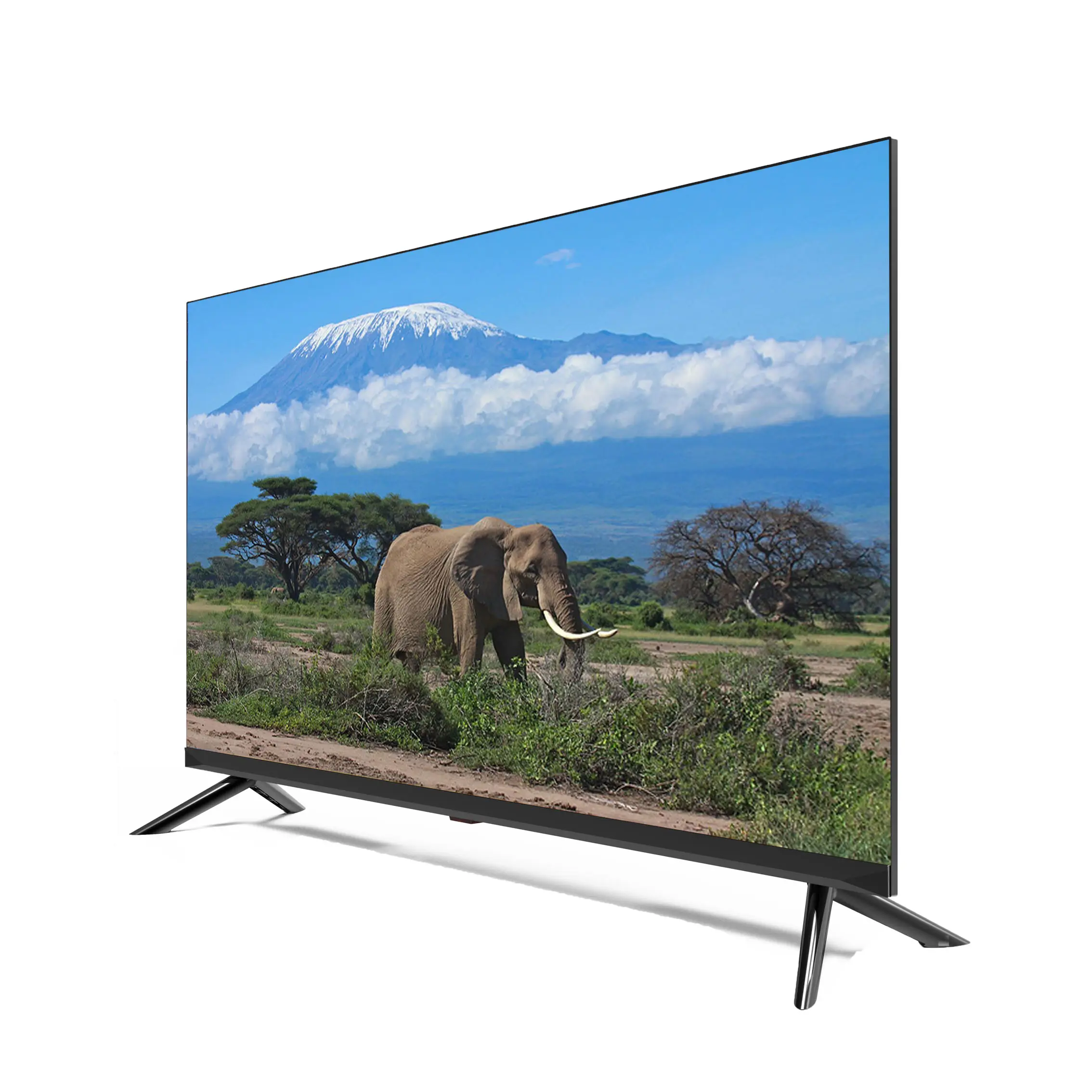 Proveedor OEM de televisores inteligentes LED HDTV Definición Smart TV sin bordes 4K Tamaños de televisión 17 19 32 40 43 55 65 80 pulgadas