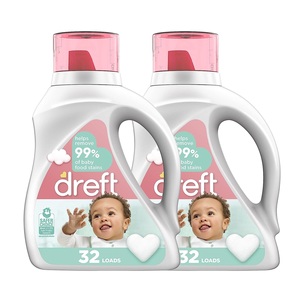 Dreft Stage 2 Active Hypoallergenic Liquid Baby Laundry <strong>Detergent</strong> (HE), <strong>50</strong> Ounces (32 Loads) - Product Image 3