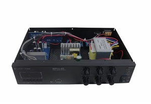 120W kompakter All-in-One-Desktop-Mixer-Leistungs verstärker mit USB/Tuner/Bluetooth/Euro-Version - Product Image 4