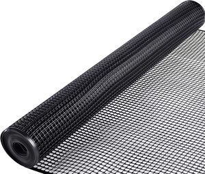 רשת פלסטיק חומרת רשת 2 'x 15' שחור
