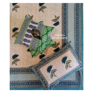 Amara & Masakali 93x108พร้อมปลอกหมอนอิงมือ2ชิ้นผ้าปูเตียงขนาดควีนไซส์พรีเมียมคอลเลกชัน AMBS036ล่าสุด - Product Image 5