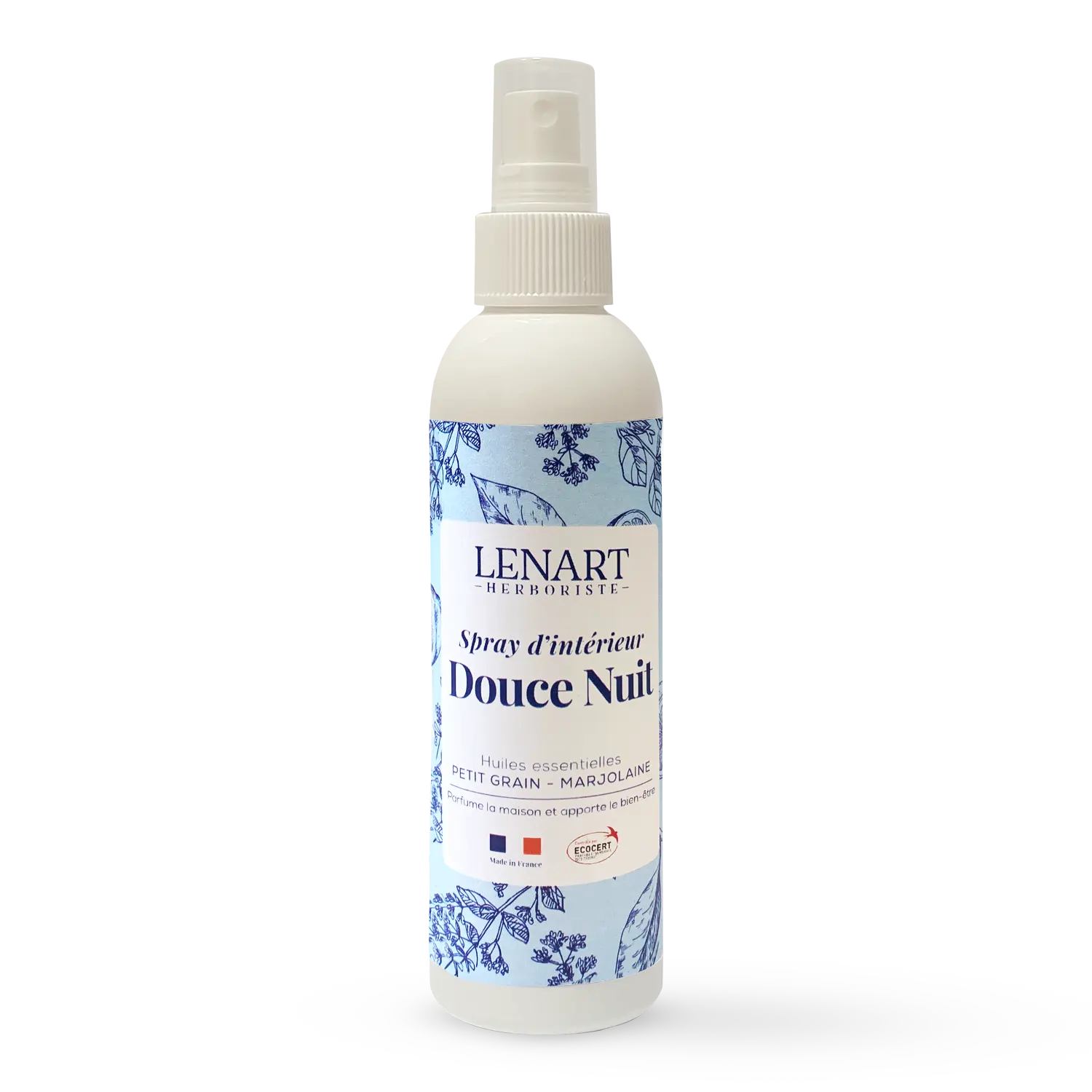 Soft Night Home spray BIO ambientador de alta calidad premium con 100% aceites esenciales orgánicos Perfume para el hogar Hecho en Francia